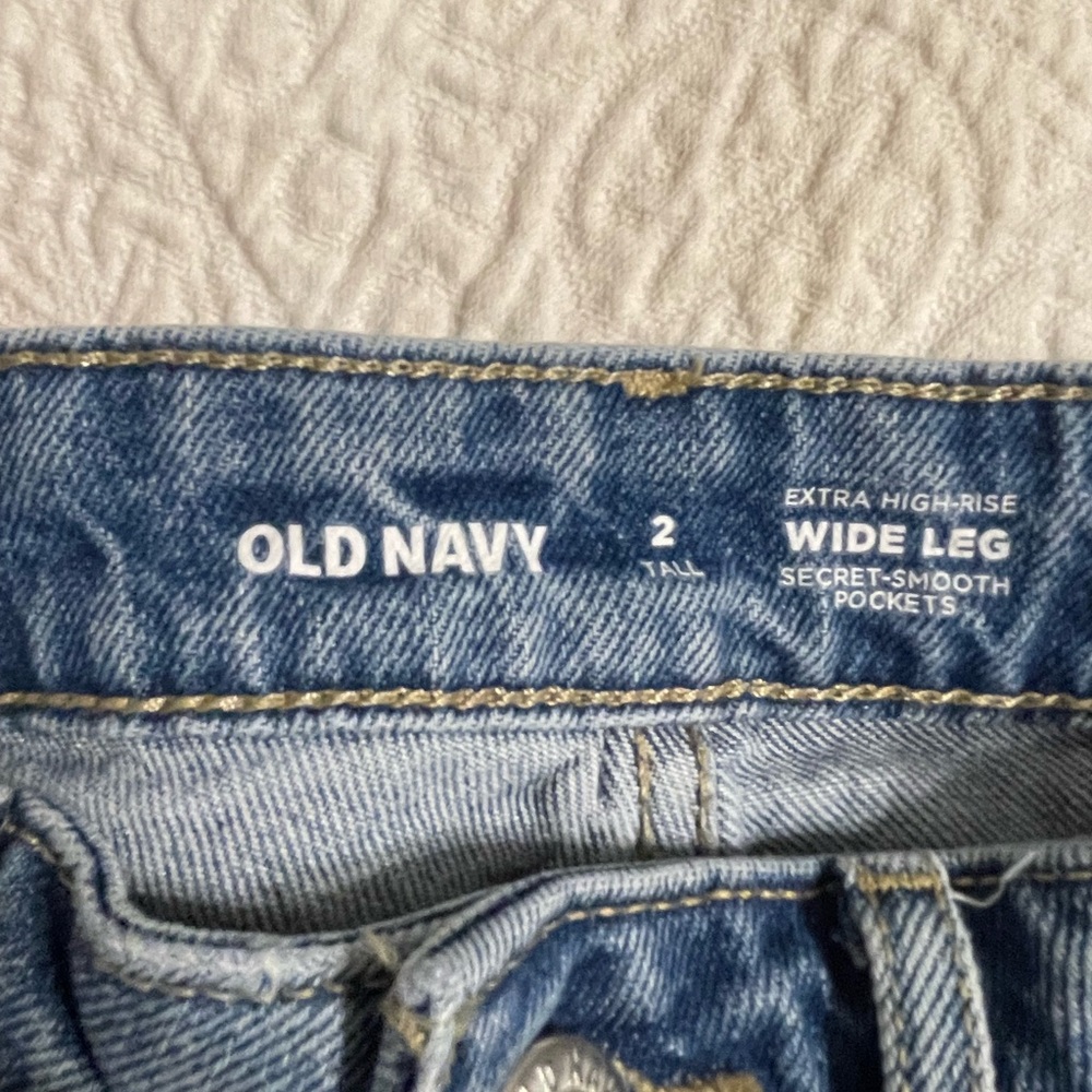 Old Navy Women's Denim Wide Leg Jeans